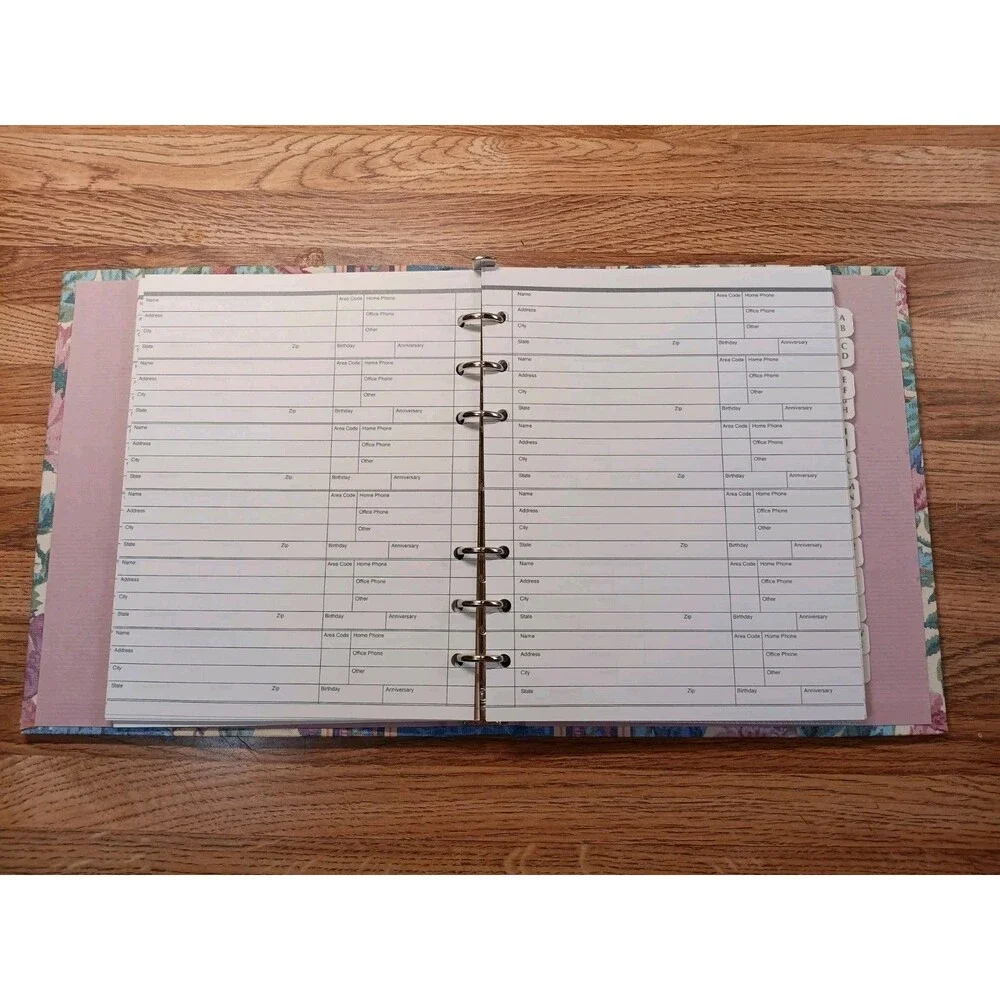 Vintage Lillian August Address Book Unused